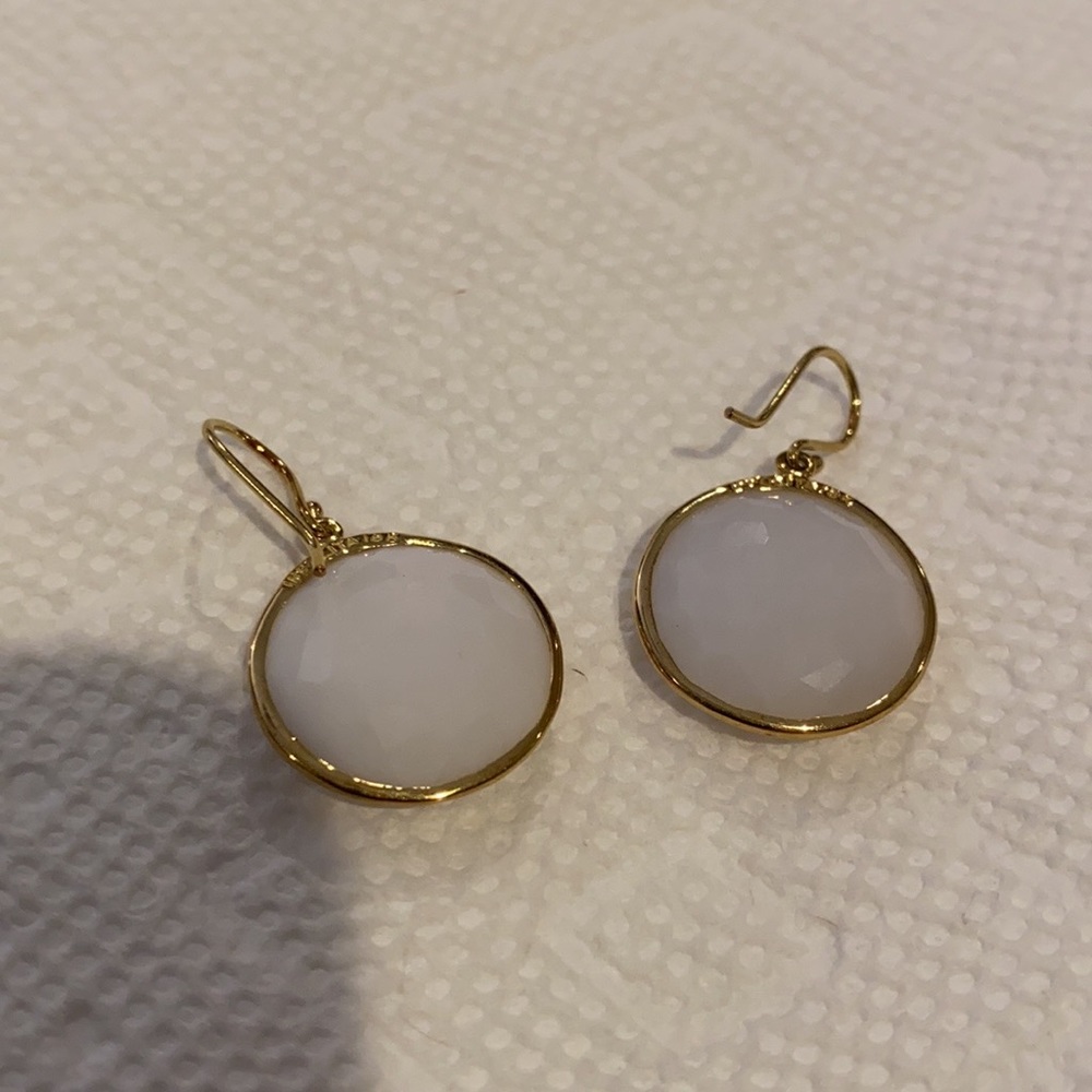 💥2xHP💥 SOLD IPPOLITA LOLLIPOP 18K GOLD QUARTZ EARRINGS - Picture 14 of 16